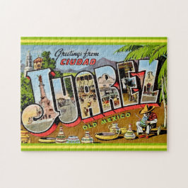 Quebra-cabeça VintageJuarez México 11x14