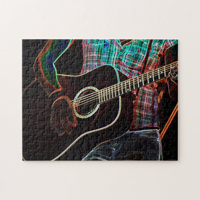 Quebra-cabeça Violão 1 11x14 252pc jpcna (Horizontal)
