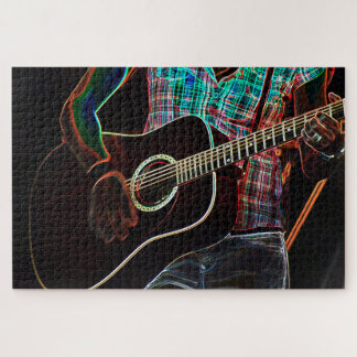 Quebra-cabeça Violão 1 20x30 1014pc jpa