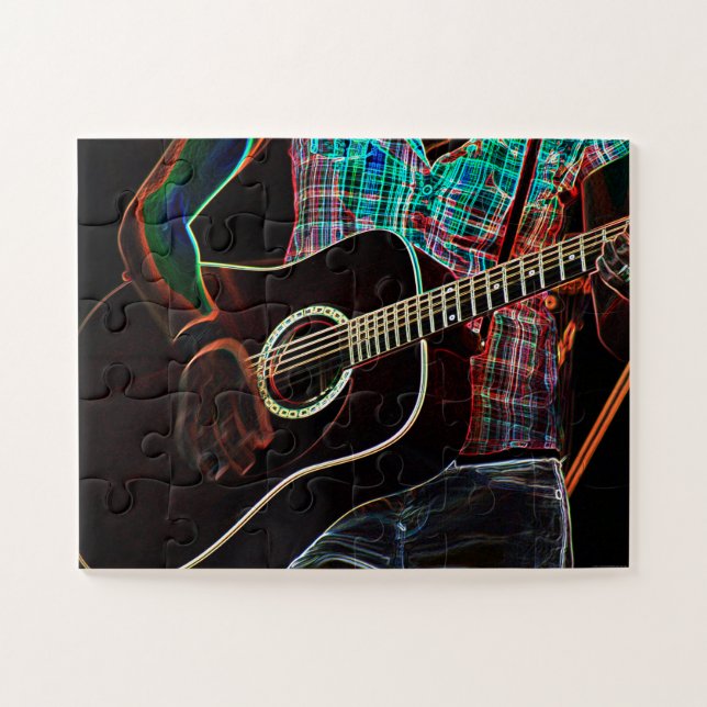 Quebra-cabeça Violão 1 jpcnm 11x14 30pc (Horizontal)