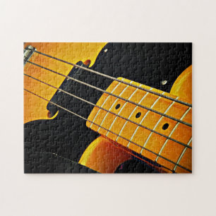 Quebra-cabeça Violão de Bass Amarelo