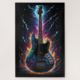 Quebra-cabeça Violão de Bass Elétrico Fantasy Bassed