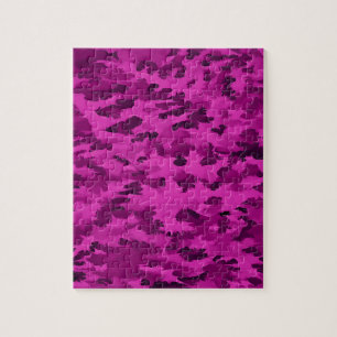 Quebra-cabeça Violeta abstrata do pop art da folha