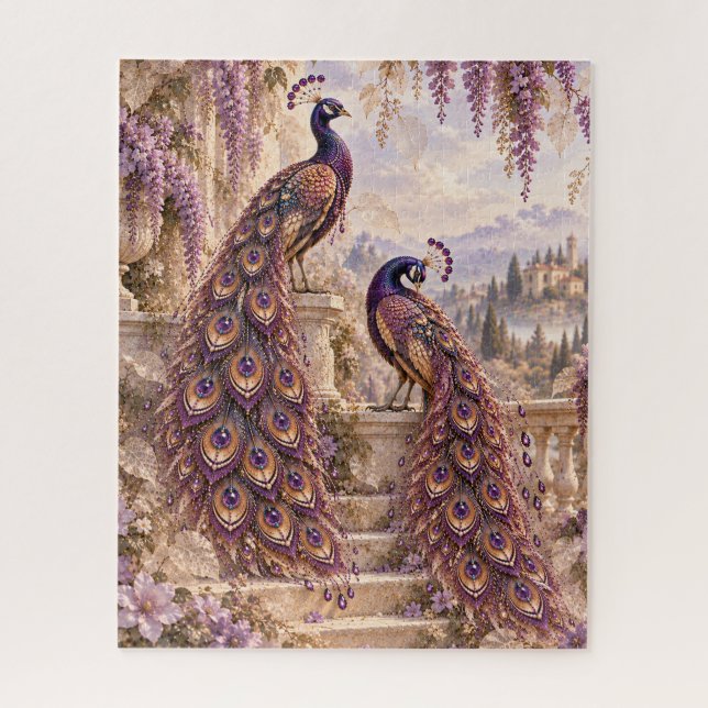 Quebra-cabeça Violetta Peacock (Vertical)