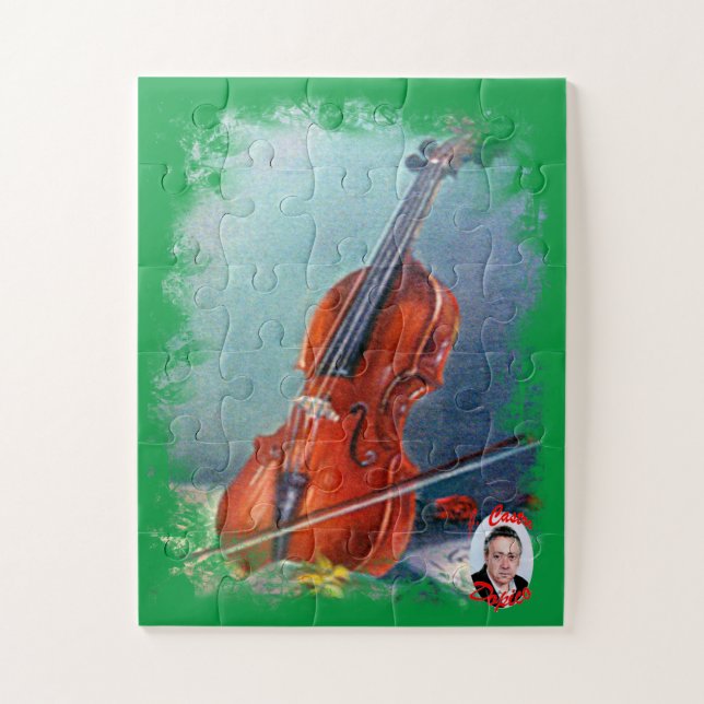 Quebra-cabeça Violino (Vertical)