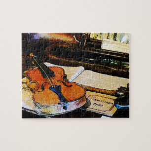 Quebra-cabeça Violino e Corneta
