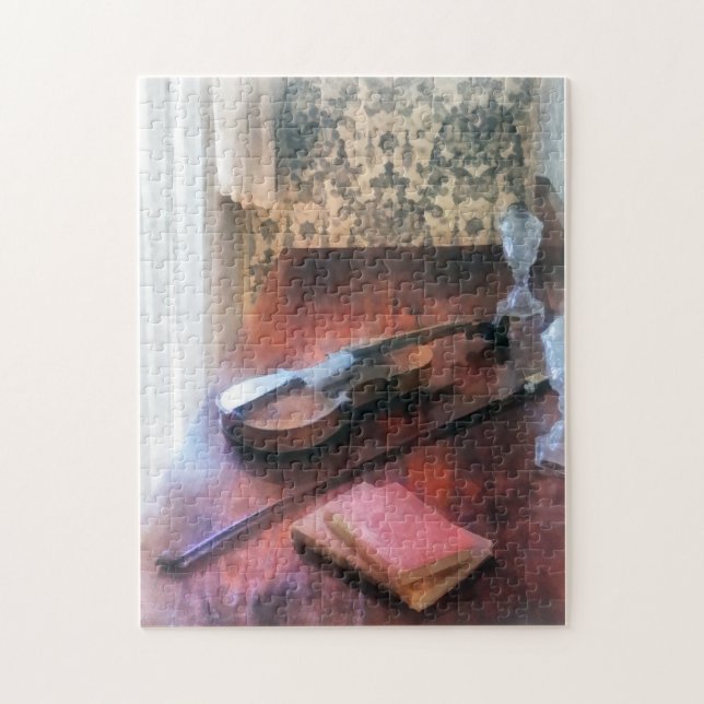 Quebra-cabeça Violino em Credenza (Vertical)