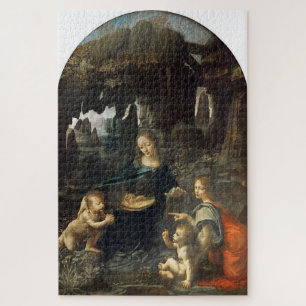Quebra-cabeça Virgem das Rochas–Leonardo da V. Primeira Versão