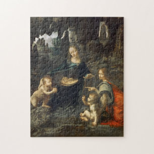 Quebra-cabeça Virgem das Rochas, Leonardo da Vinci