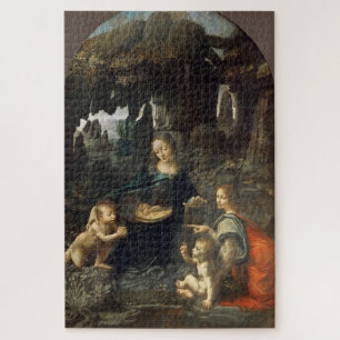 Quebra-cabeça Virgem das Rochas, Leonardo da Vinci