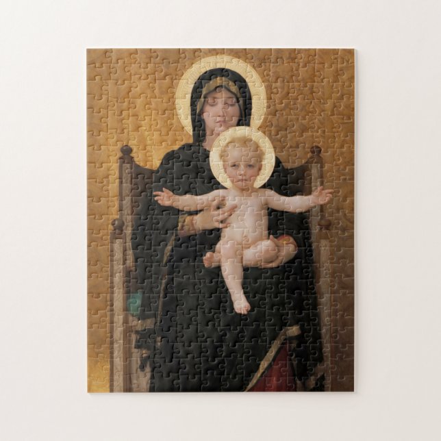 Quebra-cabeça Virgem e Menino (Vertical)