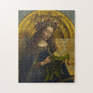 Quebra-cabeça Virgem Enthroned, A Altarpeça Gante