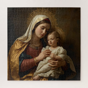 Quebra-cabeça Virgem Maria e Menino Jesus