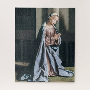 Quebra-cabeça Virgem Religiosa Mary Madonna Trabalho de arte Jig