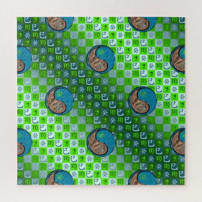 Quebra-cabeça Virgo & Water Snake (Vertical)