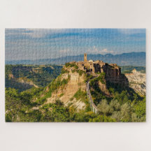 Visão cêntrica de Civita di Bagnoregio Jigsee Queb