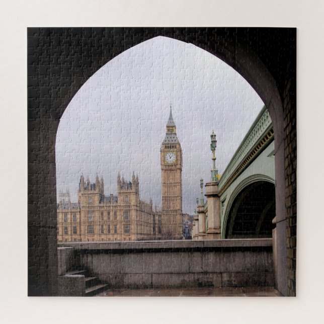 Quebra-cabeça Visão do Big Ben Tunnel - 20x20 - 676 pcs. (Vertical)