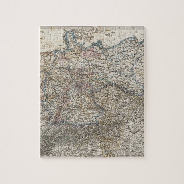 Quebra-cabeça Visão Geral do Império Alemão (Vertical)