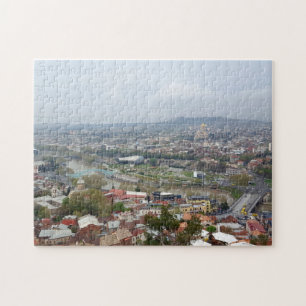 Quebra-cabeça Visão panorâmica de Tbilissi, capital da Geórgi