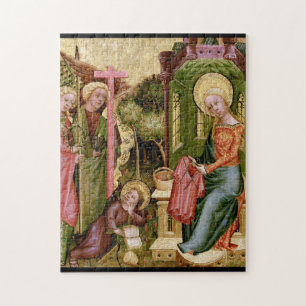 Quebra-cabeça Visita do anjo, C. 1400-10 por Bertram mestre