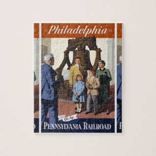 Quebra-cabeça Visita Philadelphfia na estrada de ferro de