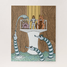 Quebra-cabeça Visitando a Piscina dos Piptrixons