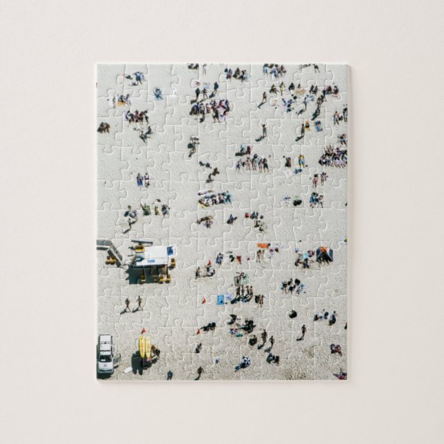 Quebra-cabeça Vista aérea da praia de Bondi, Sydney Austrália (Vertical)