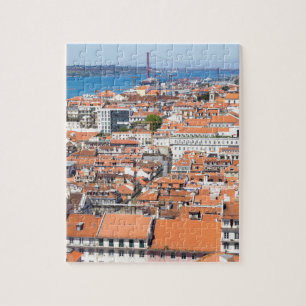 Quebra-cabeça Vista aérea de Lisboa, Portugal