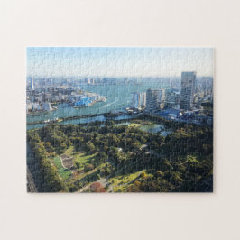 Quebra-cabeça Vista aérea do Jardim Japonês