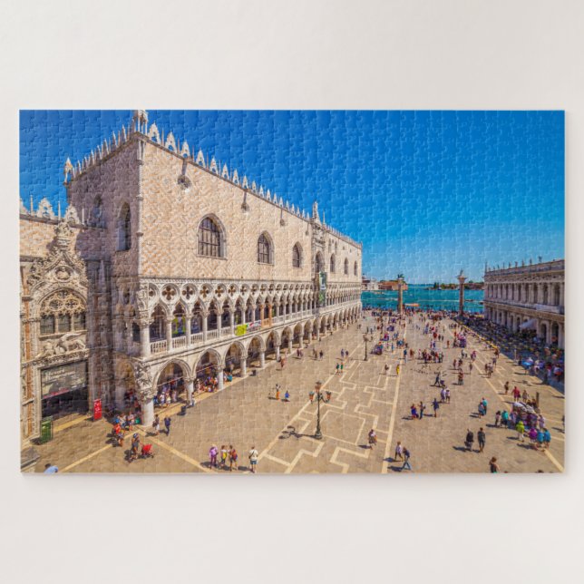 Quebra-cabeça Vista cênica da praça San Marco, Veneza, Itália (Horizontal)