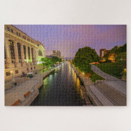 Quebra-cabeça Vista cênica do Canal de Rideau em Ottawa, Canadá