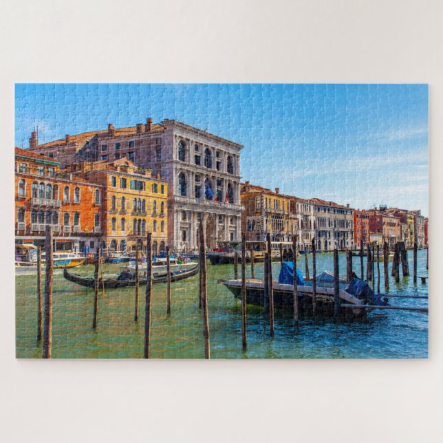 Quebra-cabeça Vista cênica do Canal Grande, Veneza, Itália (Horizontal)