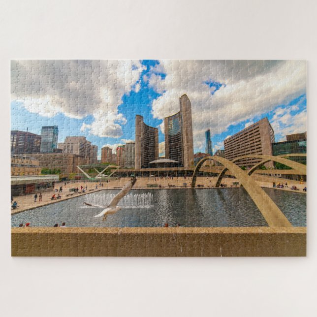 Quebra-cabeça Vista cênica do Município de Toronto, Canadá (Horizontal)