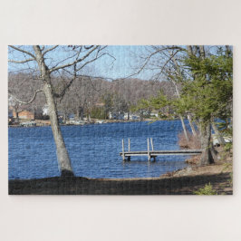 Quebra-cabeça Vista Cênnica do Lago em Connecticut