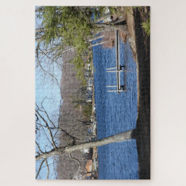 Quebra-cabeça Vista Cênnica do Lago em Connecticut