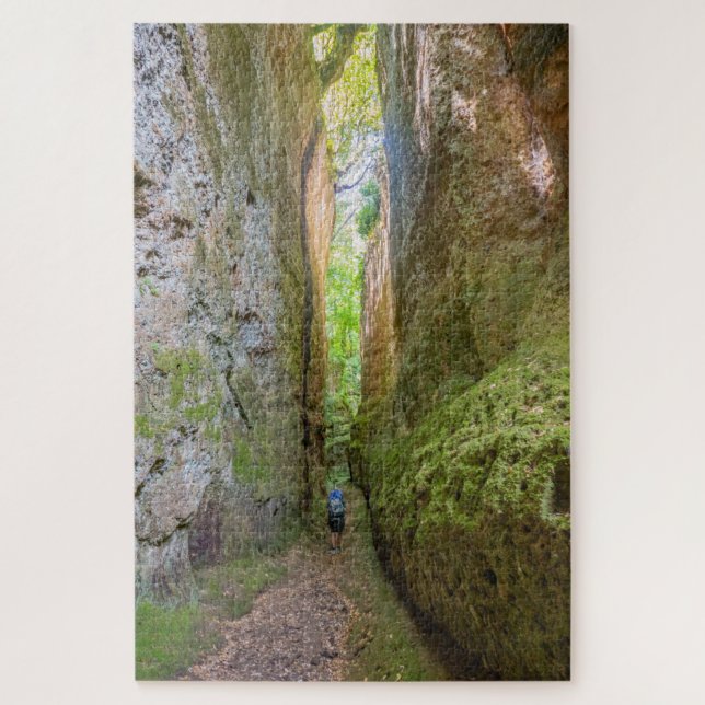 Quebra-cabeça Vista cêntrica do caminho "Caverna de Vista", Tosc (Vertical)