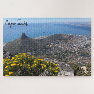 Quebra-cabeça vista da cidade de capa