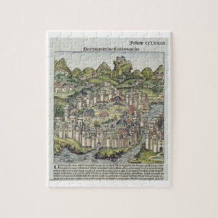 Quebra-cabeça Vista da cidade murada de Constantinople, do th