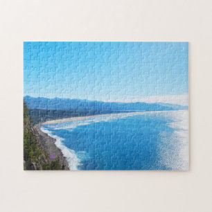 Quebra-cabeça Vista da praia de Manzanita, Oregon Coast