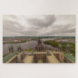 Quebra-cabeça Vista da torre do Parlamento, Ottawa, Canadá