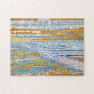 Quebra-cabeça Vista das Dunas com praia de Piet Mondrian