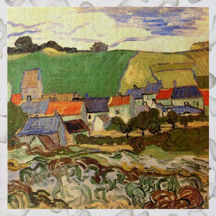Quebra-cabeça Vista de Auvers por Vincent van Gogh