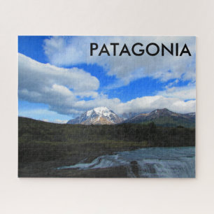 Quebra-cabeça vista de montanha da Patagonia