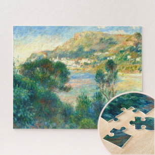 Quebra-cabeça Vista de Monte Carlo do Boné Martin, Renoir