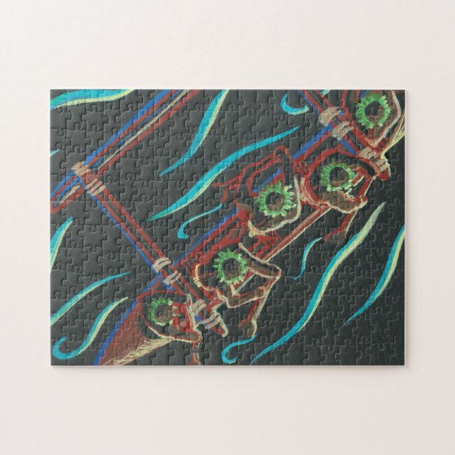 Quebra-cabeça Vista de Pássaros da Canoa Havaiana (Horizontal)