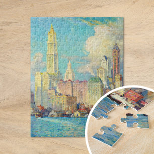 Quebra-cabeça Vista de Wall Street Colin Campbell Cooper