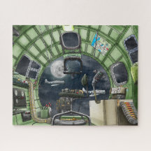 Vista do Bombardier de um B-17