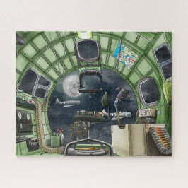 Quebra-cabeça Vista do Bombardier de um B-17