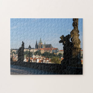 Quebra-cabeça Vista do Castelo da Ponte Charles em Praga