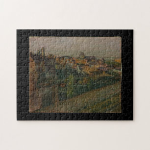 Quebra-cabeça Vista do Santo-Valéry-sur-Somme Edgar Degas